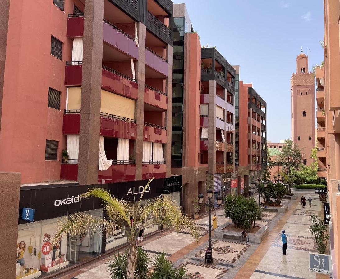 Appartement Haut Standing Gueliz Plaza Avec Vue Marraquexe Exterior foto