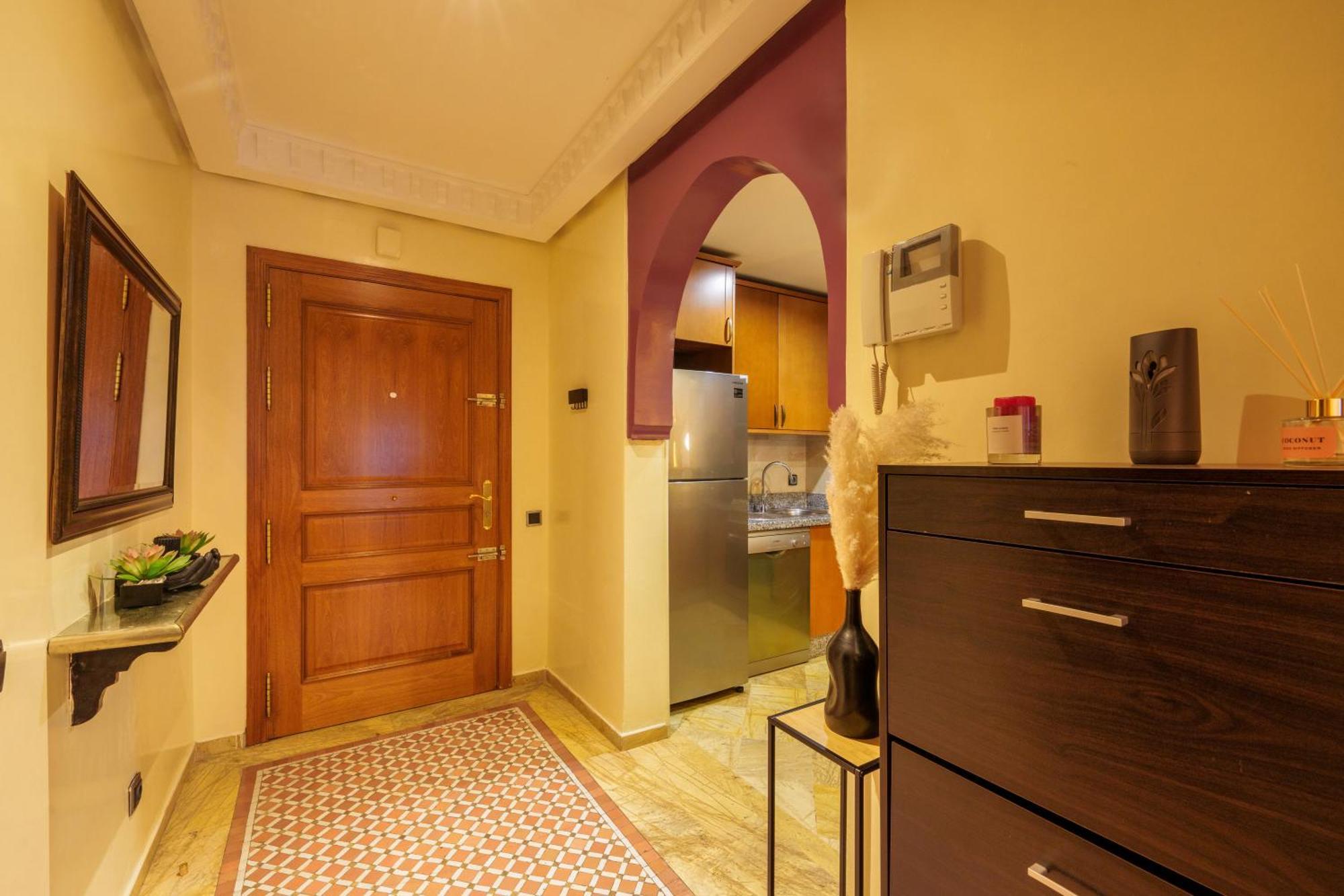 Appartement Haut Standing Gueliz Plaza Avec Vue Marraquexe Exterior foto