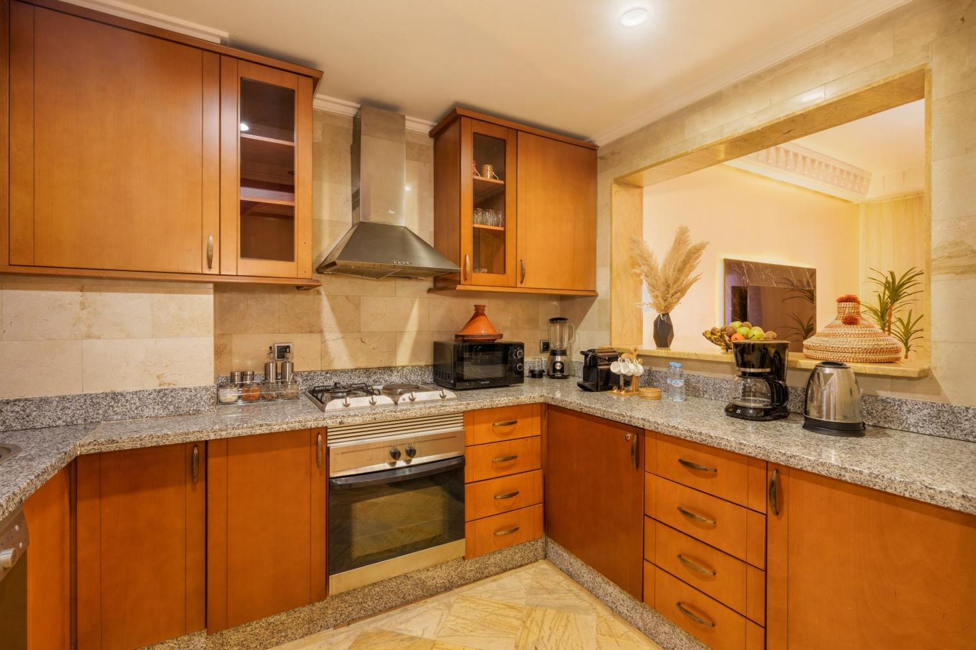 Appartement Haut Standing Gueliz Plaza Avec Vue Marraquexe Exterior foto