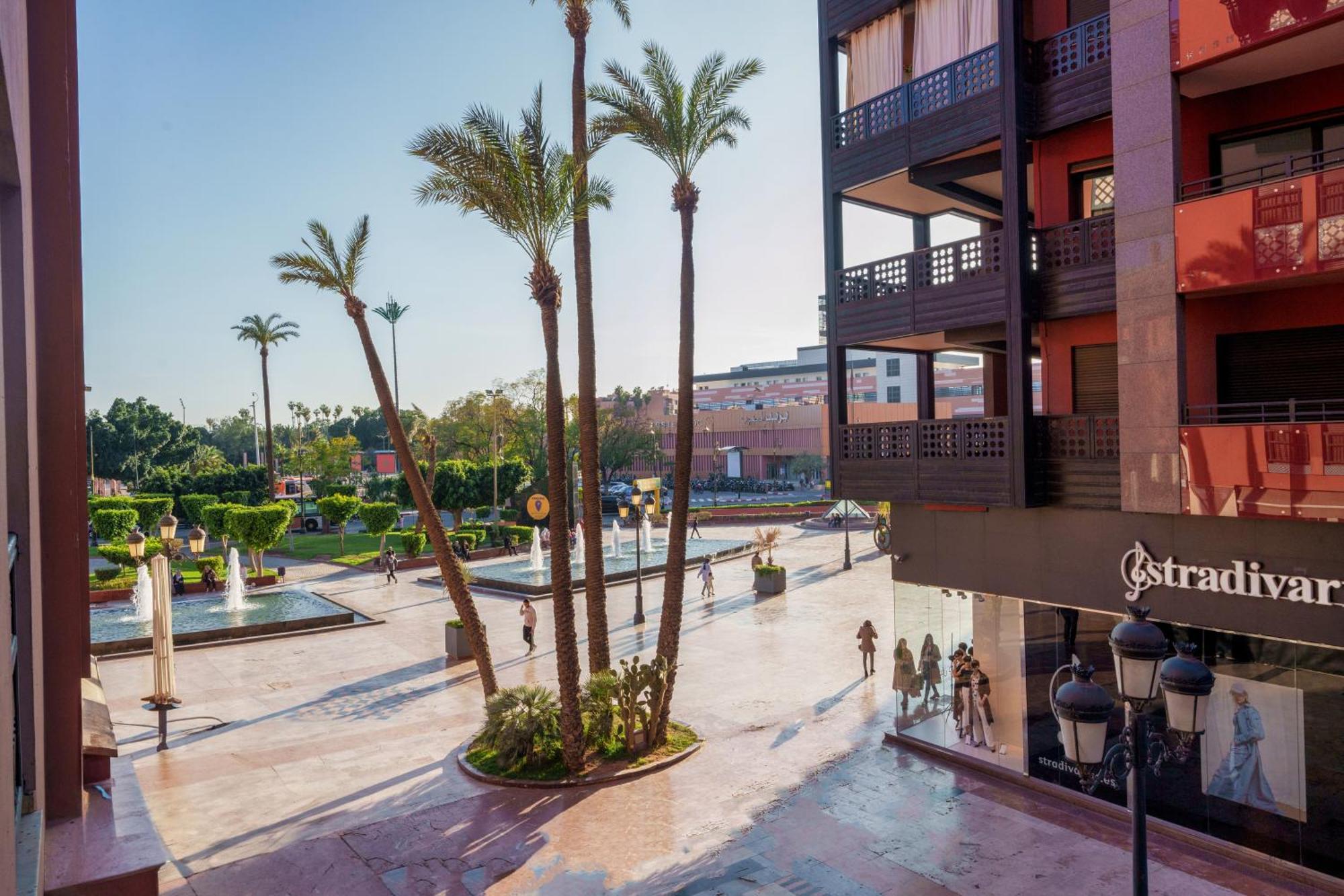 Appartement Haut Standing Gueliz Plaza Avec Vue Marraquexe Exterior foto